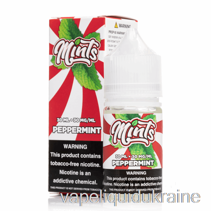 Vape Liquid Ukraine Peppermint Salts - Mints Vape Co - 30mL 50mg